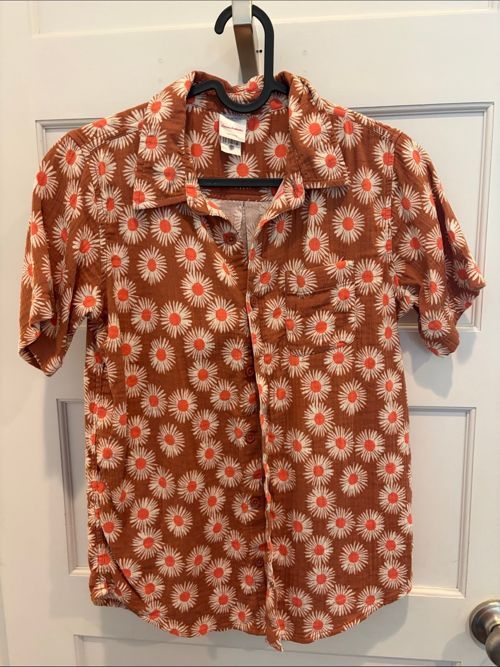Hanna Andersson short sleeve button down